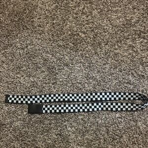 Checkered Black and White Belt
